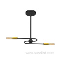Modern Style Black Led Hotel Decoration Pendant Light